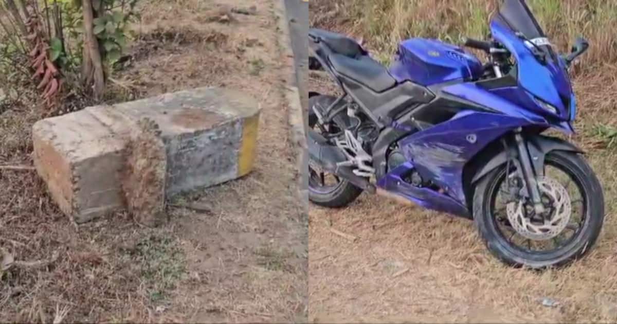 മൈൽകുറ്റിയിലിടിച്ച് ബൈക്ക് നിയന്ത്രണം വിട്ട് ഡിവൈഡറിലേക്ക് ഇടിച്ചു കയറി; സഹോദരങ്ങള്‍ക്ക് ദാരുണാന്ത്യം