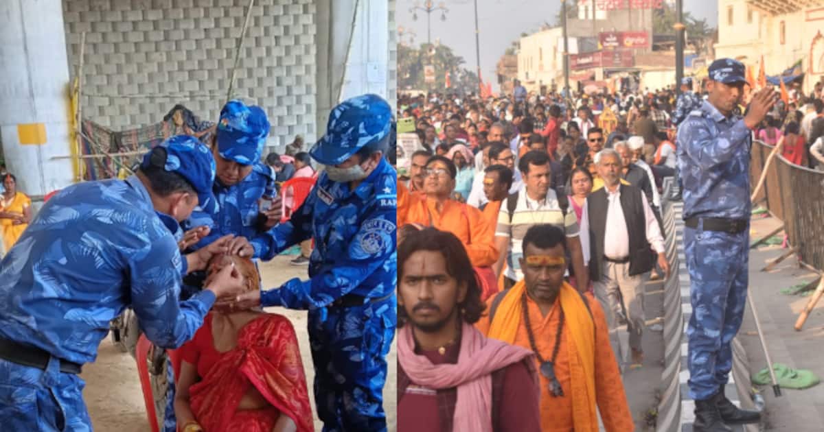 കുംഭമേള നഗരിയിൽ സുസജ്ജമായി സിആര്‍പിഎഫ്; സുരക്ഷയും കരുതലുമായി ജവാൻമാര്‍