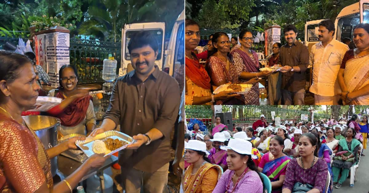 'ഈ പിന്തുണയിൽ രാഷ്ട്രീയമില്ല' സമരം ചെയ്യുന്ന ആശമാർക്ക് ഭക്ഷണപ്പൊതിയുമായി രമേശ് ചെന്നിത്തലയുടെ മകനും