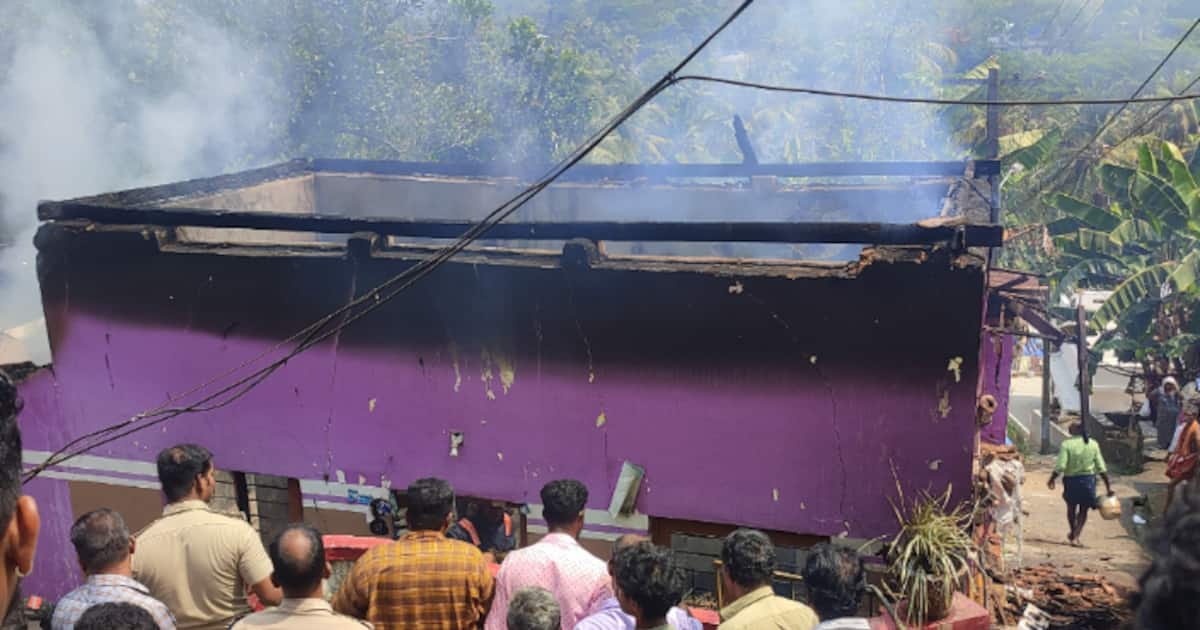 ആരും വീട്ടിലുണ്ടായില്ല, ഒഴിവായത് വലിയ അപകടം! നേമത്ത് വീടിന് തീപിടിച്ചു, മേൽക്കൂര പൂർണമായും