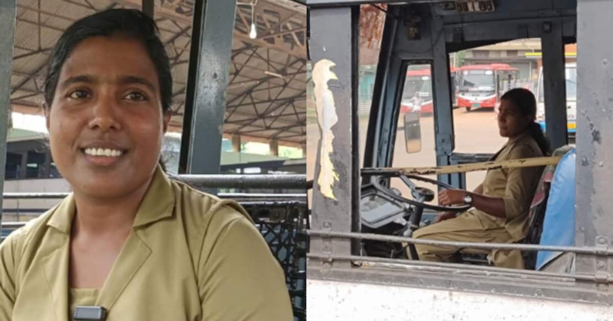 ചിലര് വരുമ്പോള് ചരിത്രം വഴിമാറും; ആനവണ്ടിയുടെ അമരത്ത് 'രാജി'