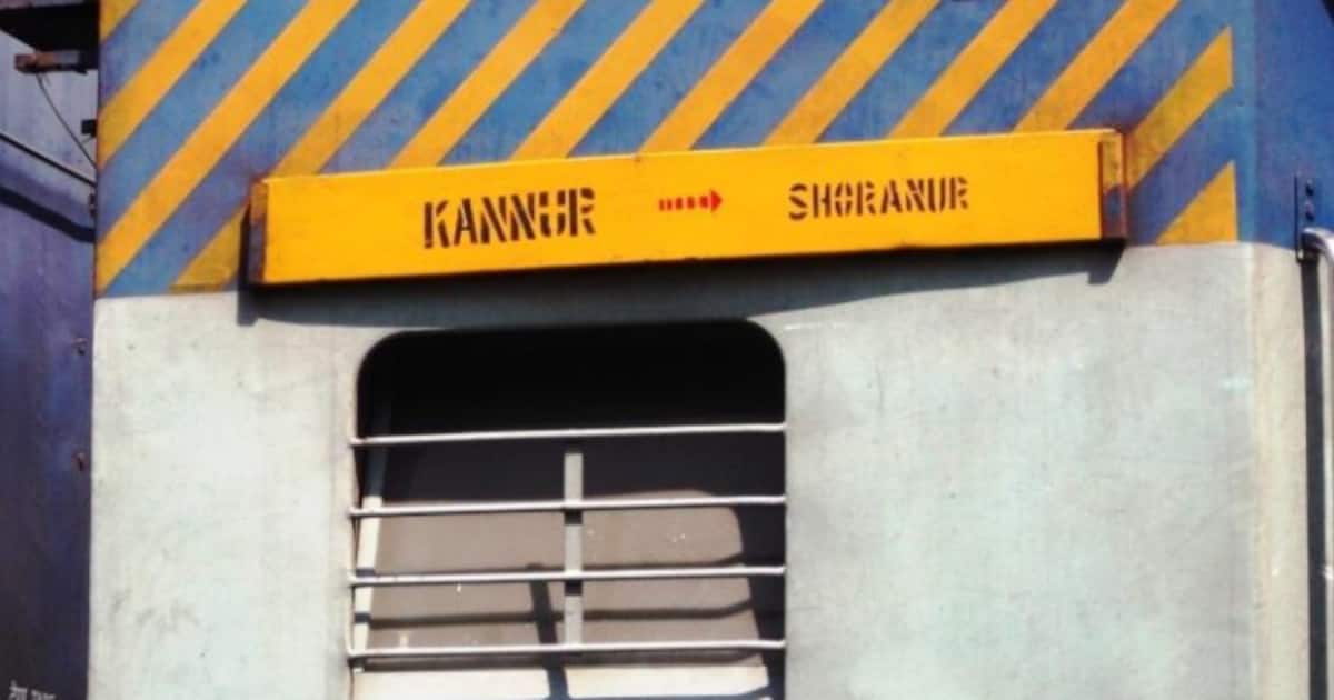 കൊയിലാണ്ടിയിലെത്തിയ കണ്ണൂർ - ഷൊർണൂർ ട്രെയിനിൻ്റെ അടിവശത്ത് തീ; റെയിൽവെ ജീവനക്കാർ തീയണച്ചു
