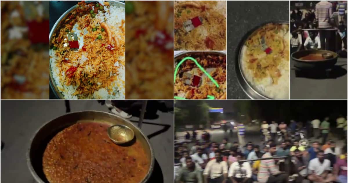 ഹോസ്റ്റൽ ഭക്ഷണത്തിൽ ബ്ലേഡും പുഴുവും,ഹൈദരാബാദ് ഉസ്മാനിയ സർവകലാശാലയില്‍ വിദ്യാര്‍ത്ഥികളുടെ പ്രതിഷേധം