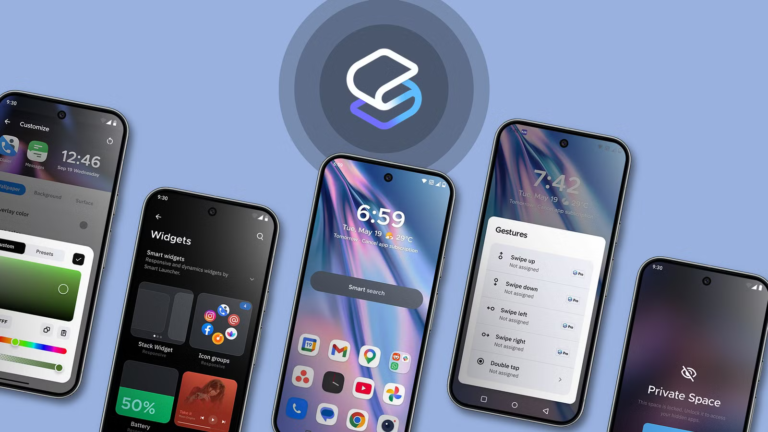 multiple-smartphones-displaying-smart-launcher-6-home-screen-and-customization-features.png