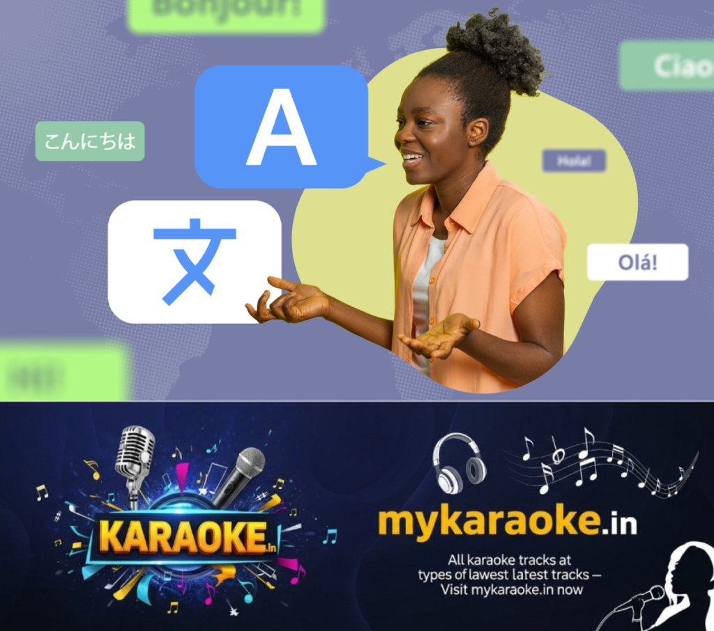newskerala.net_1778855348_a-woman-speaking-surrounded-by-floating-speech-bubbles-with-translation-icons-and-greetings-in-vario