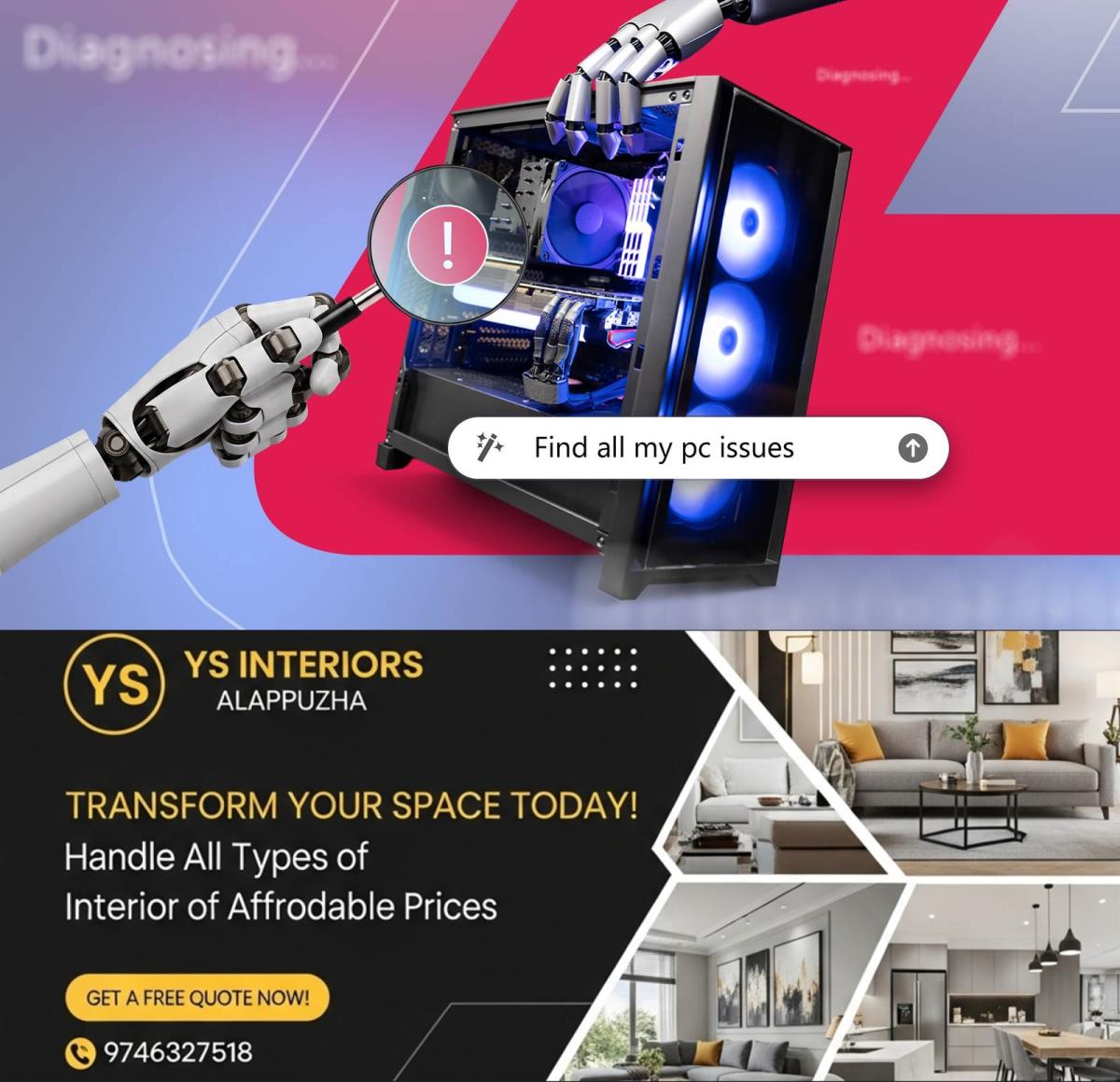 newskerala.net_1778859373_robotic-hands-using-a-magnifying-glass-and-an-ai-search-bar-to-troubleshoot-and-identify-issues-on-a