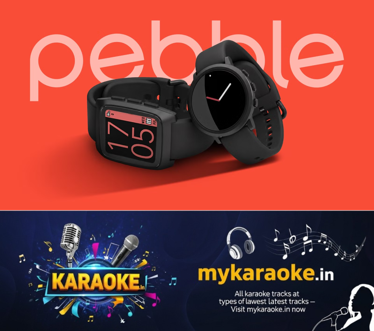 newskerala.net_1780744694_two-pebble-smartwatches-displayed-on-a-red-background-with-the-pebble-logo-behind-them