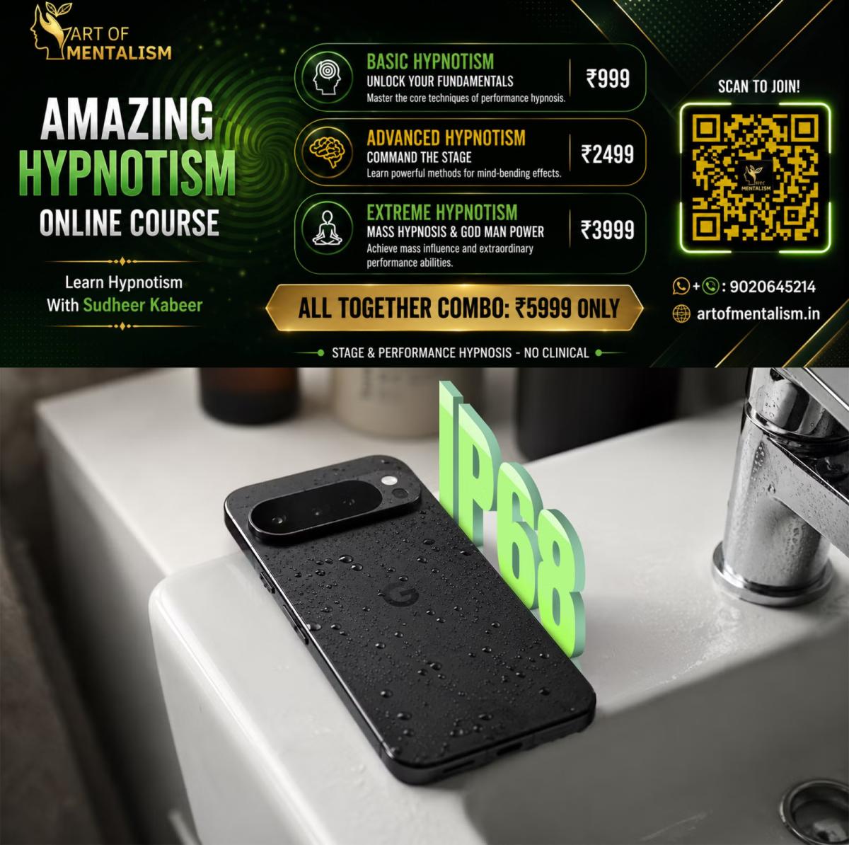 newskerala.net_1781292549_a-wet-google-pixel-phone-on-a-bathroom-sink-with-an-ip68-label-beside-it