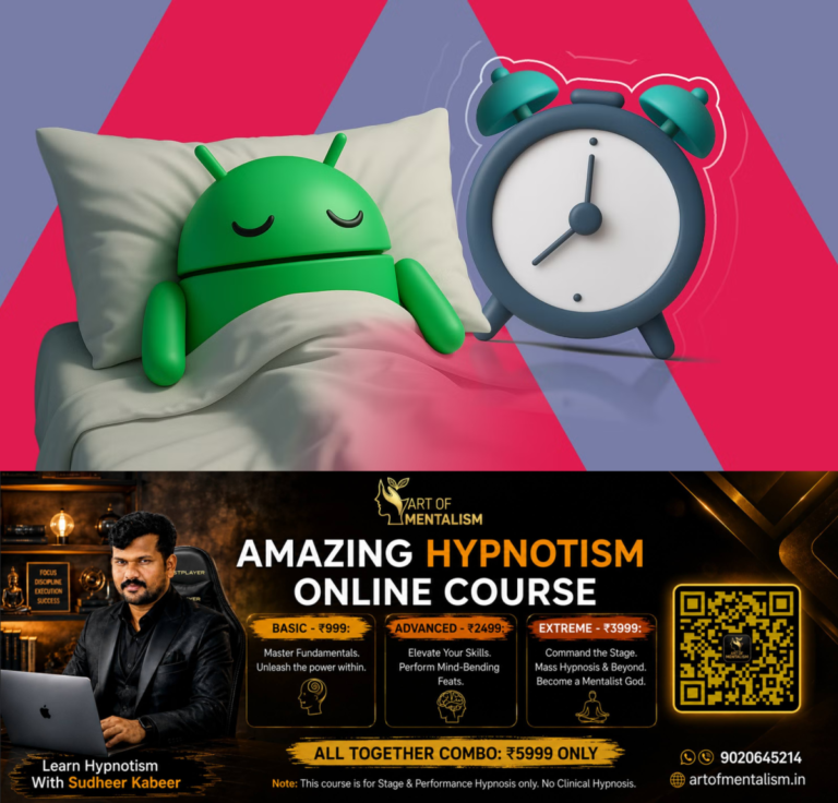 newskerala.net_1781451250_the-android-mascot-sleeping-in-a-bed-while-a-large-ringing-alarm-clock-beside-it