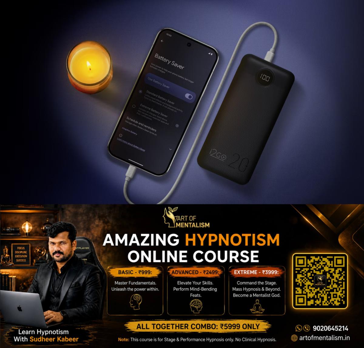 newskerala.net_1784805915_a-phone-in-battery-saver-mode-charges-from-a-power-bank-beside-a-candle