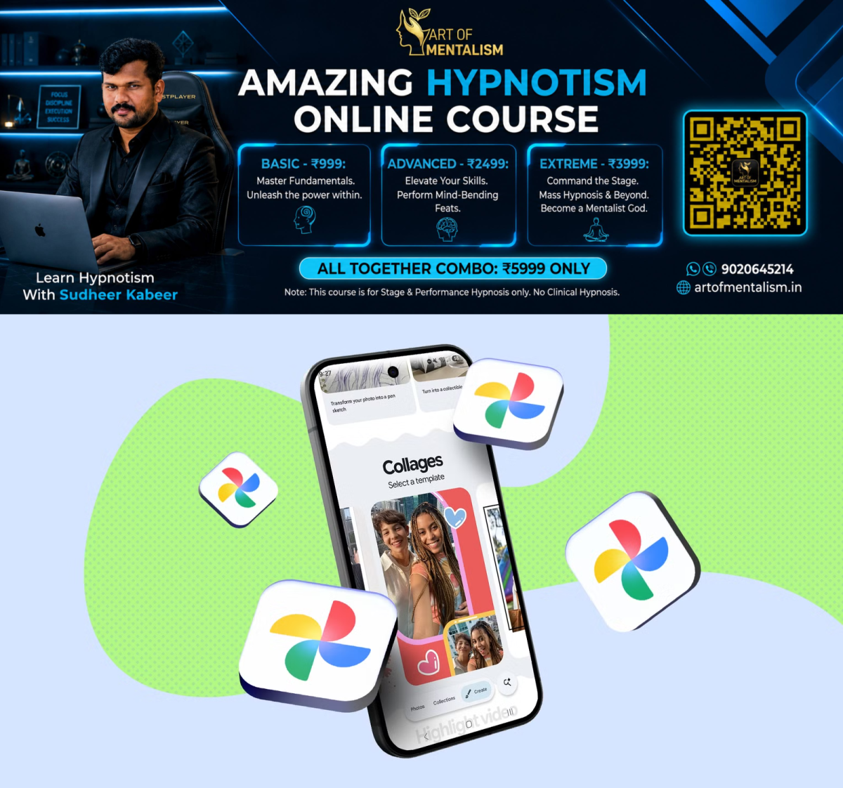 newskerala.net_1784814124_google-photos-collage-tool-shown-on-a-smartphone-with-floating-google-photos-icons