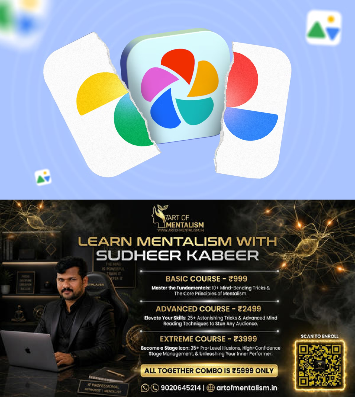 newskerala.net_1785082150_torn-google-photos-logo-revealing-the-immich-icon-in-the-middle