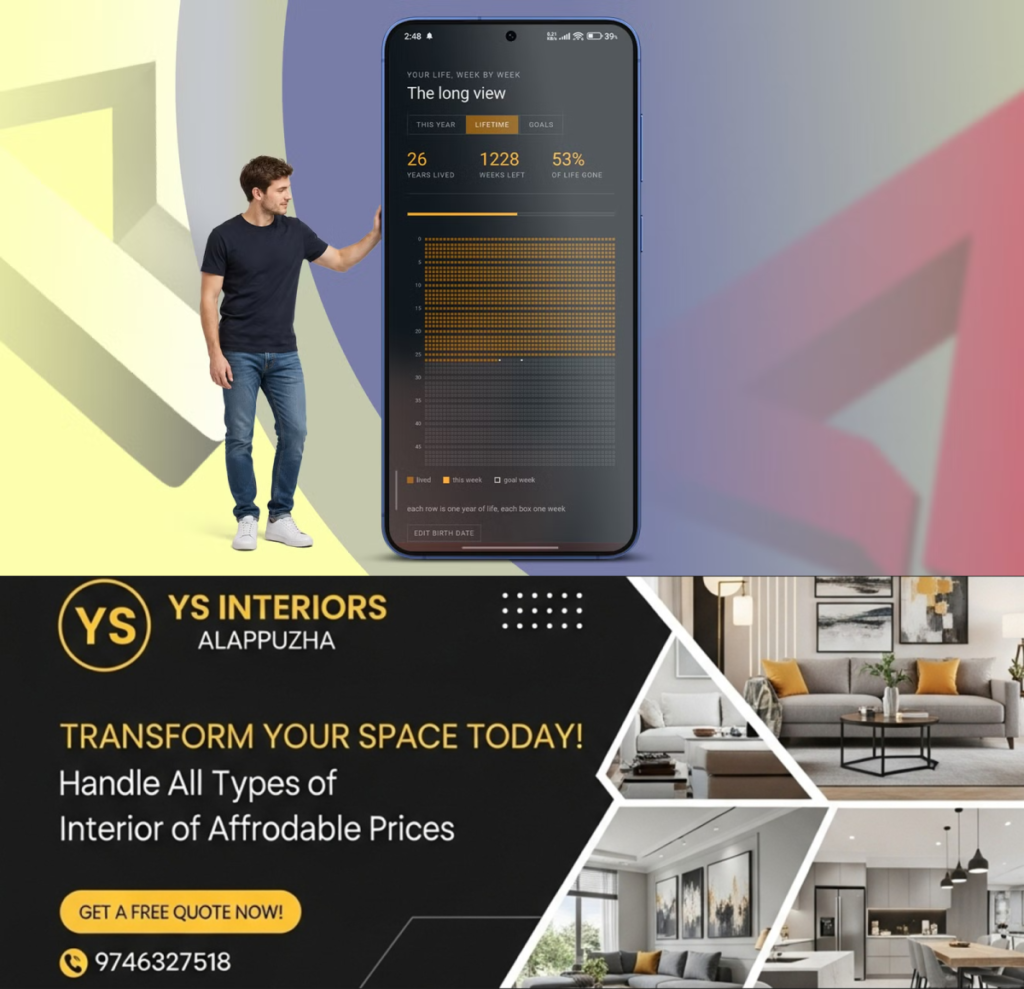 newskerala.net_1785925328_man-standing-beside-a-phone-showing-a-digital-life-calendar-with-lifetime-statistics