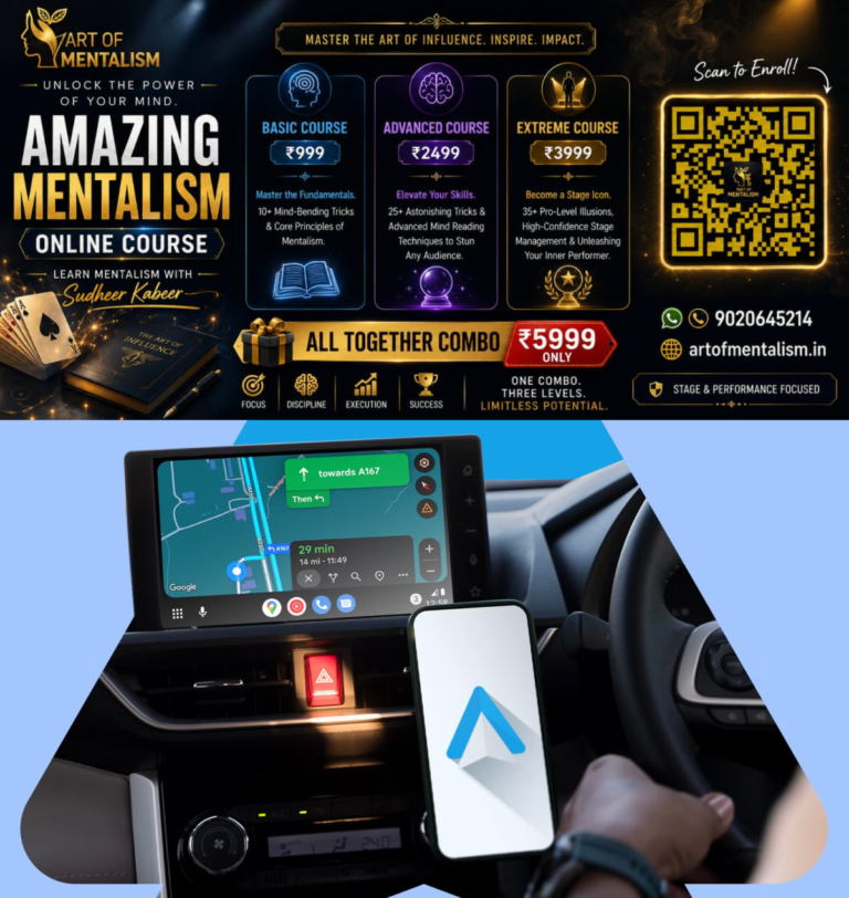 newskerala.net_1786635369_driver-using-android-auto-navigation-while-keeping-a-hand-on-the-steering-wheel