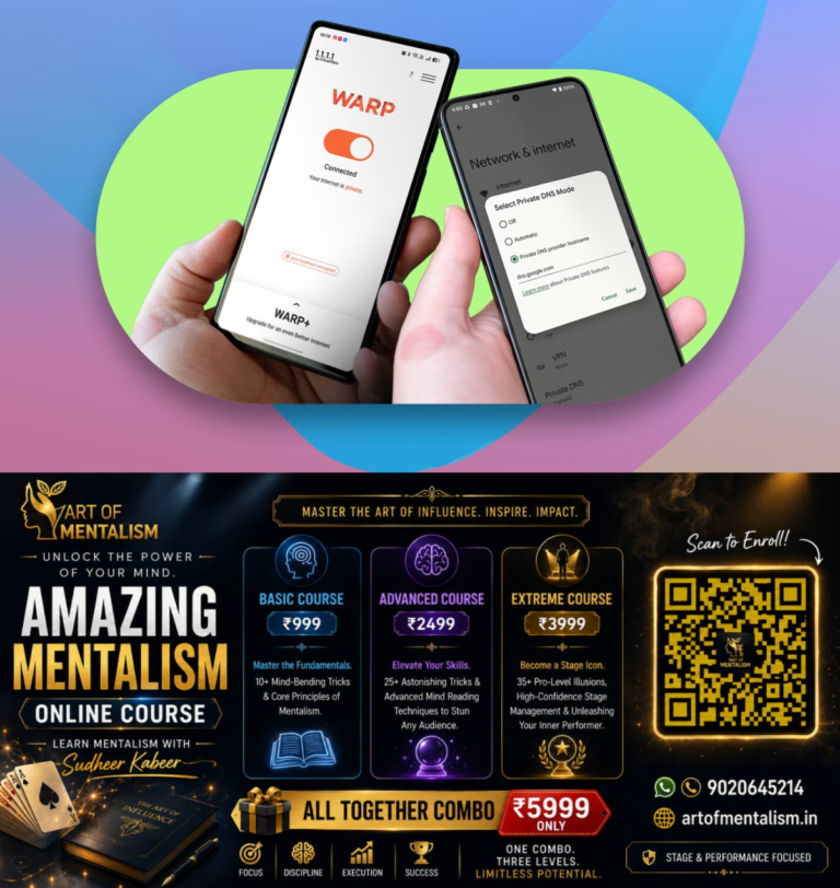 newskerala.net_1786655047_two-android-phones-showing-cloudflare-warp-and-google-private-dns-settings