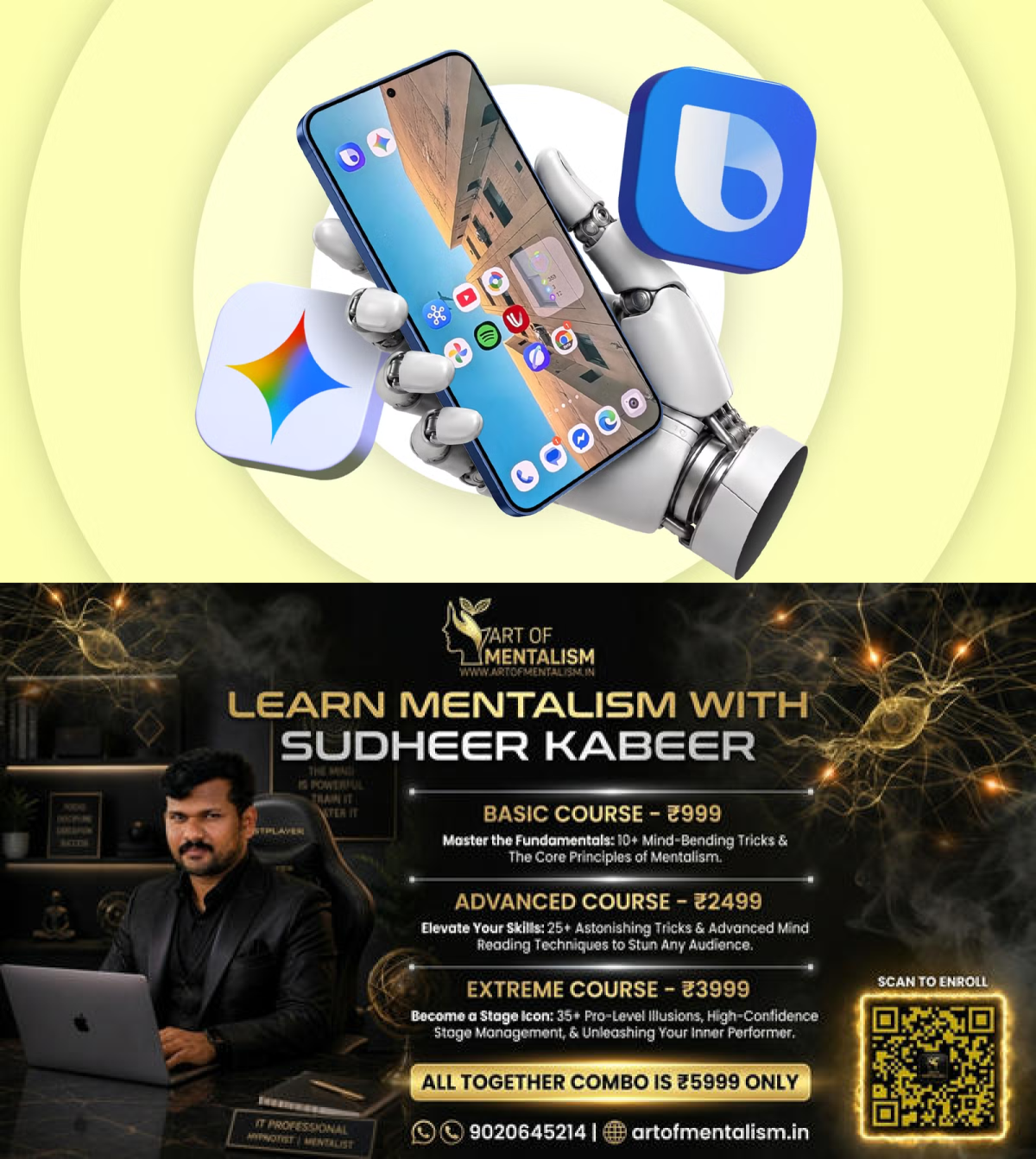 newskerala.net_1787052847_bixby-and-gemini-icons-beside-a-robotic-hand-holding-a-samsung-galaxy-phone