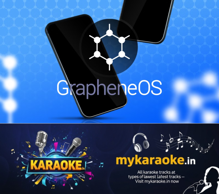 newskerala.net_1787354163_two-smartphones-on-a-blue-patterned-background-featuring-the-grapheneos-logo