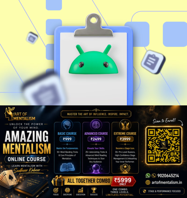 newskerala.net_1787525765_3d-android-mascot-on-a-blue-clipboard-against-a-yellow-background