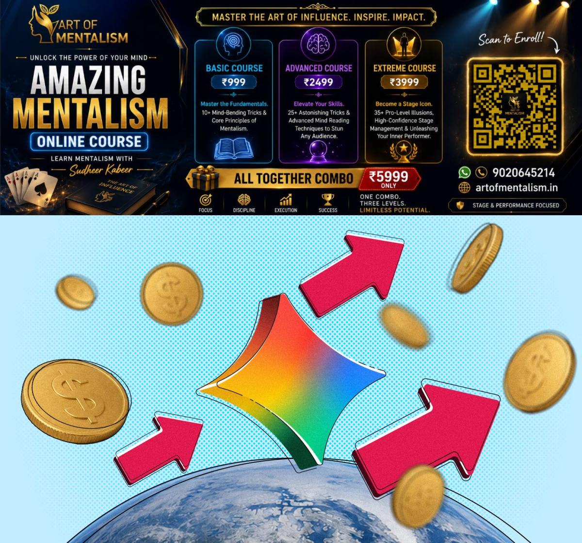 newskerala.net_1787744285_gemini-logo-above-earth-with-rising-arrows-and-floating-coins