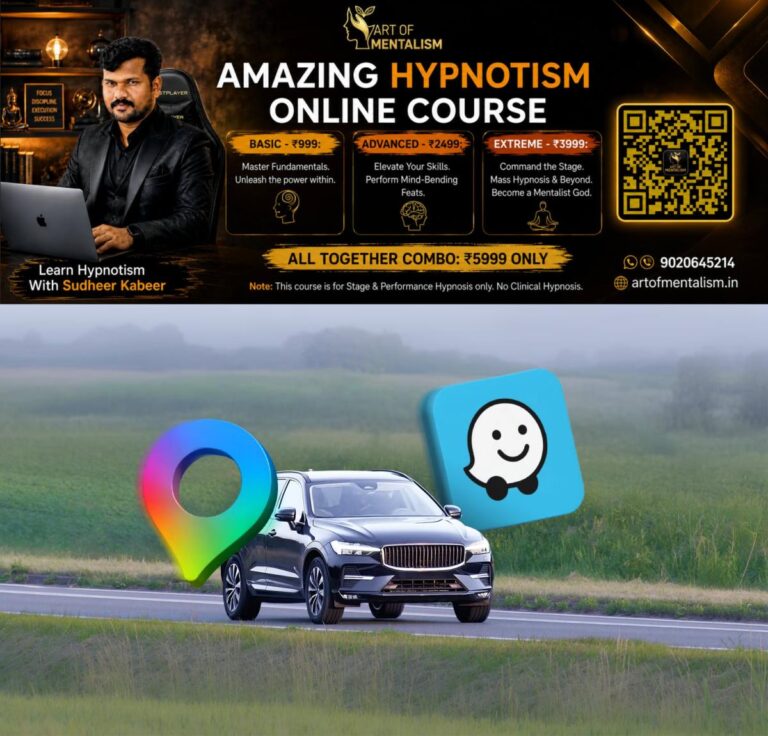 newskerala.net_1787850845_car-driving-on-a-road-with-google-maps-and-waze-icons