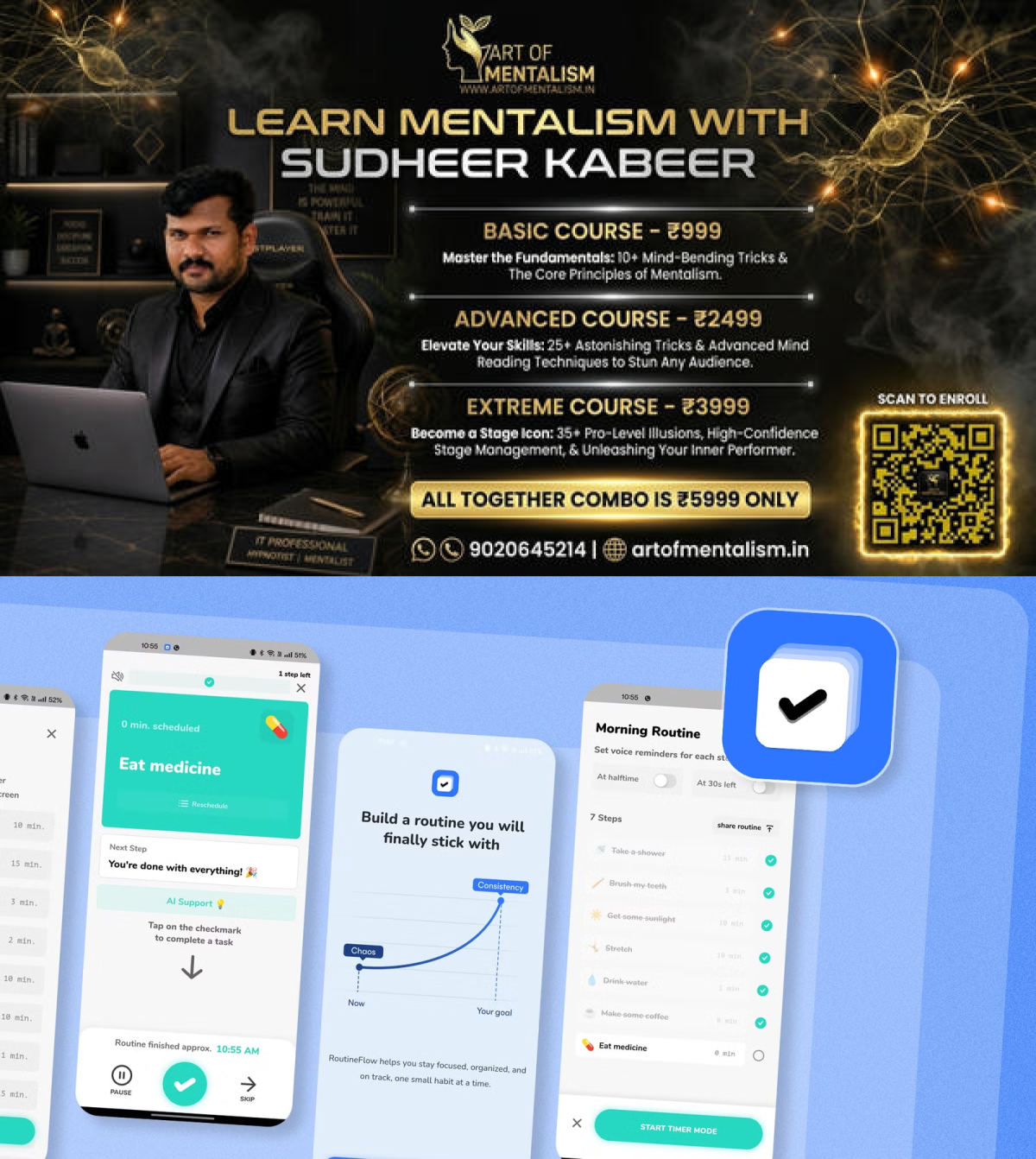 newskerala.net_1788717725_routineflow-app-showing-morning-routine-steps-and-timed-tasks
