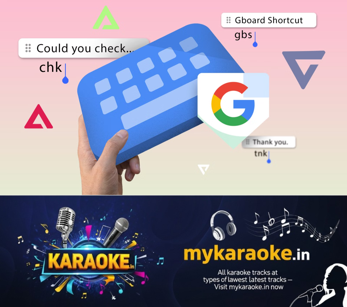 newskerala.net_1790429105_a-hand-holding-a-blue-keyboard-with-gboard-shortcut-examples-in-the-background
