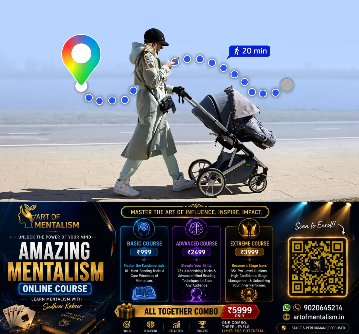 newskerala.net_1790436803_woman-using-google-maps-while-walking-with-a-baby-stroller