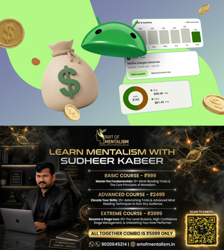 newskerala.net_1790680032_android-mascot-with-subby-subscription-charts-a-money-bag-and-coins