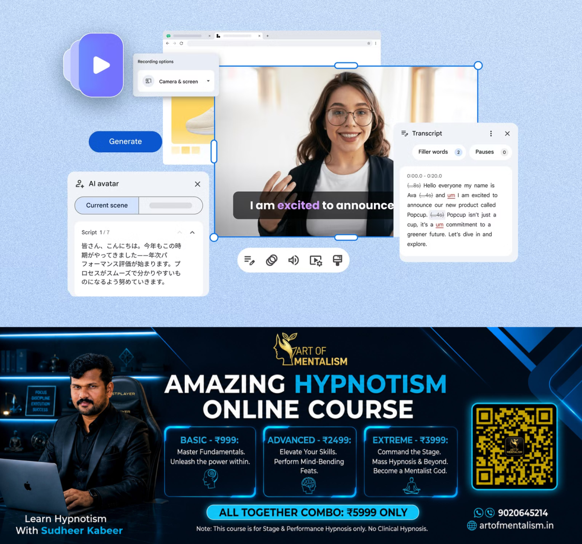 newskerala.net_1790960406_google-vids-interface-showing-ai-video-generation-an-ai-avatar-and-transcript-editing