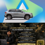 newskerala.net_1792106885_a-silver-suv-in-front-of-the-android-auto-logo-on-a-green-and-blue-geometric-background