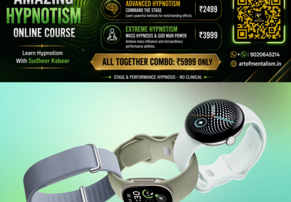 newskerala.net_1792355829_fitbit-air-fitbit-edge-and-google-pixel-watch-5-floating-on-a-green-background