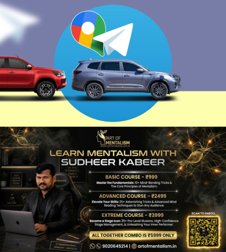 newskerala.net_1792525887_two-cars-driving-in-a-convoy-under-a-google-maps-and-telegram-logo-above-them