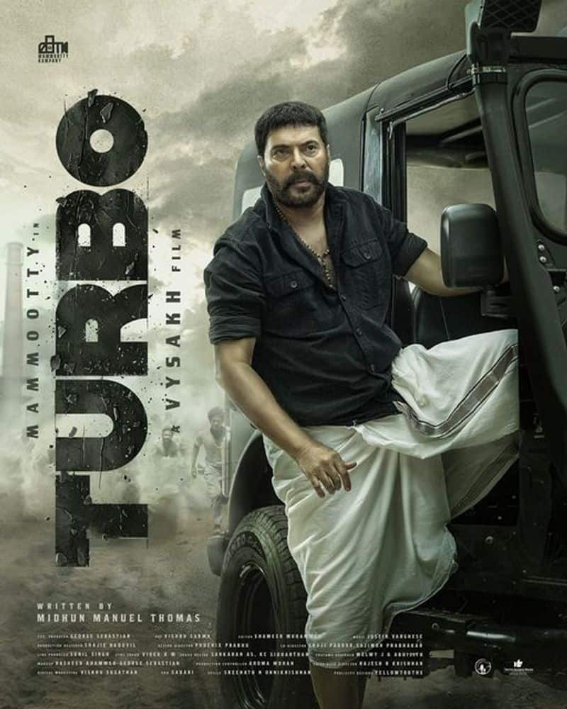 actor mammootty movie turbo first look director vysakh midhun manuel thomas nrn